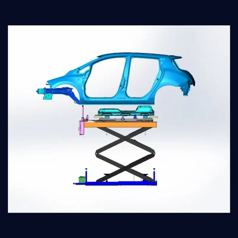 Saxbord for vehicle assembly