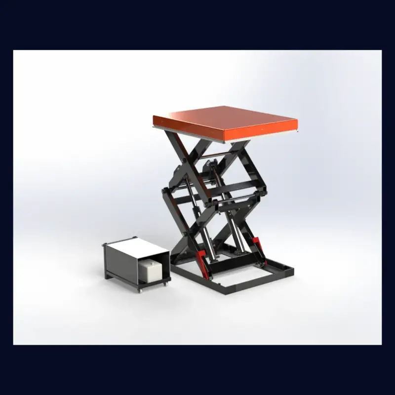 Saxbord double with external hydraulic pack